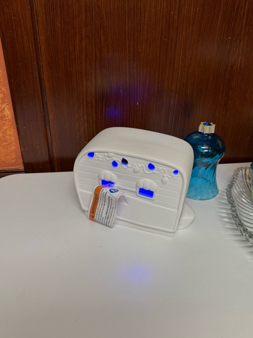DIY Market White Ceramic with LED lights